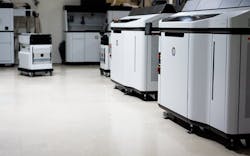 HP's Mult Jet Fusion 5210 printers can be used to produce personalized parts for new vehicles. HP's Mult Jet Fusion 5210 printers can be used to produce personalized parts for new vehicles.