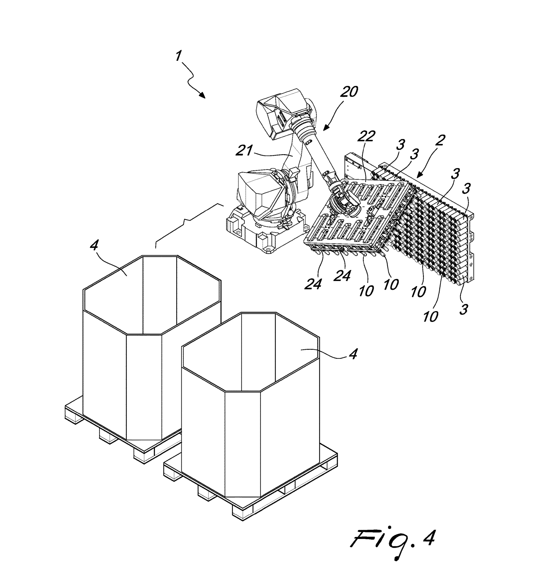 Sacmi Imola S.C. has patented a system for removing preforms from an injection molding machine and placing them into a container without damaging them.