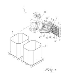 Sacmi Imola S.C. has patented a system for removing preforms from an injection molding machine and placing them into a container without damaging them. Sacmi Imola S.C. has patented a system for removing preforms from an injection molding machine and placing them into a container without damaging them.