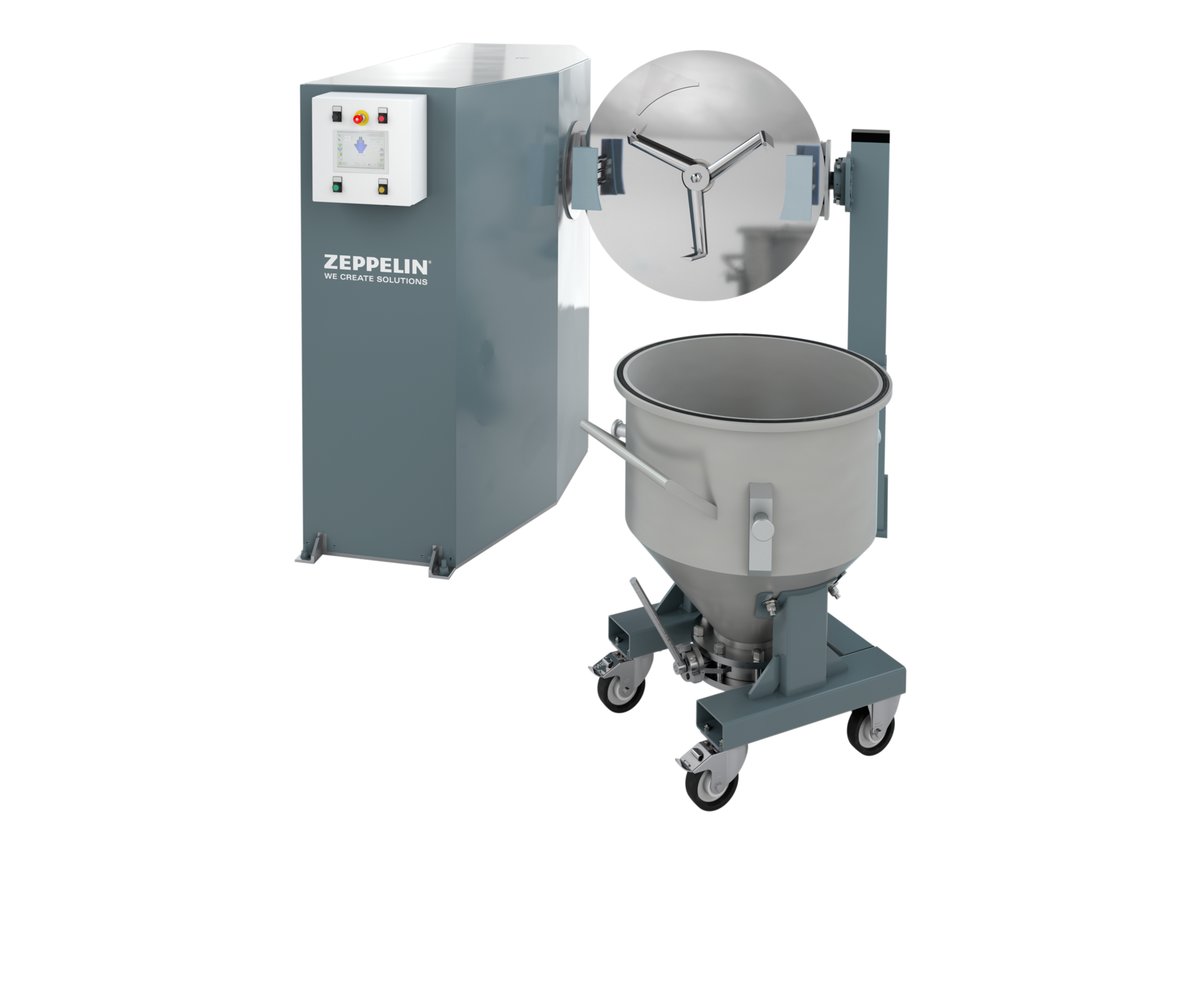 Zeppelin's CMQ container mixer