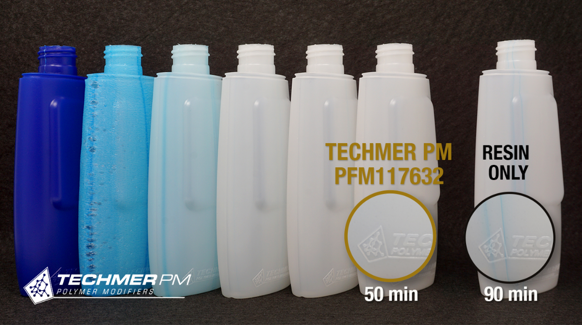 Techmer PM's new purging agent is designed for extrusion blow molding equipment.