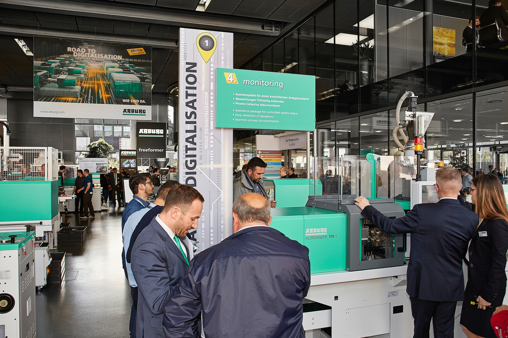 Attendees gather at Arburg's Technology Days 2019.