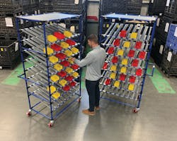 Creform's shelf cart can be customized to meet specific production needs. Creform's shelf cart can be customized to meet specific production needs.