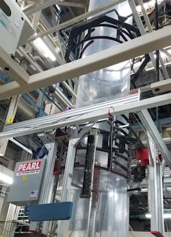 Pearl Technologies' bubble cages and guides regulate the diameter of blown film bubbles. Pearl Technologies' bubble cages and guides regulate the diameter of blown film bubbles.