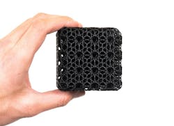 Thbis rigid lattice cube was designed with Carbon's Design Engine. Thbis rigid lattice cube was designed with Carbon's Design Engine.