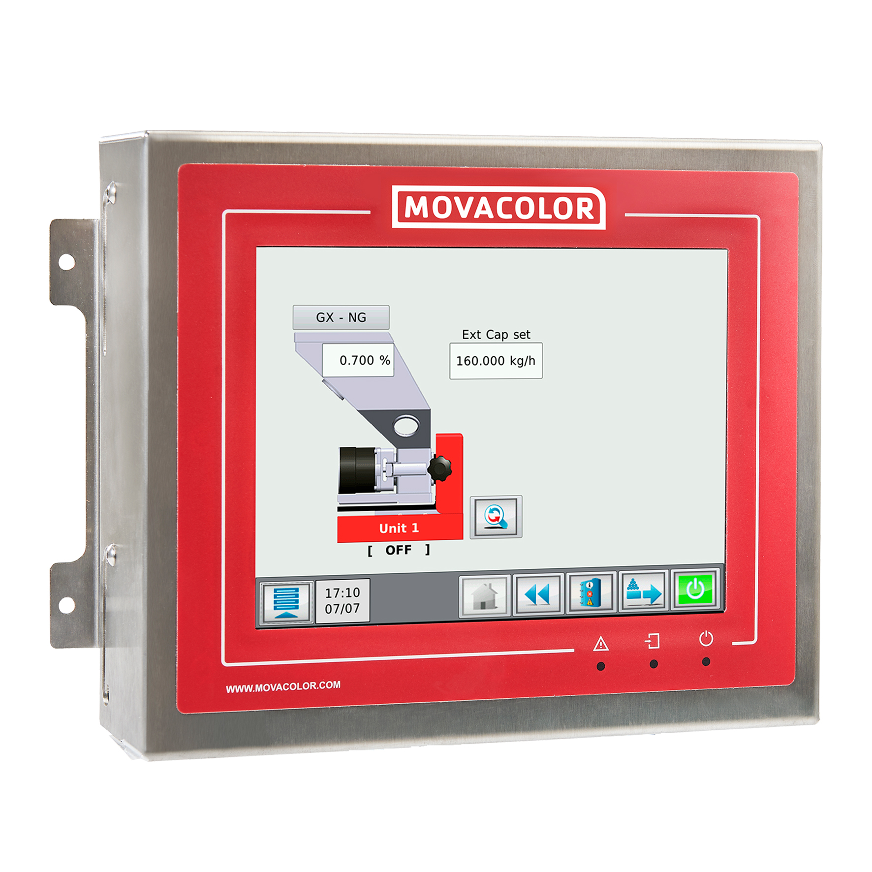 Movacolor has upgraded the software for the MCTC controller.