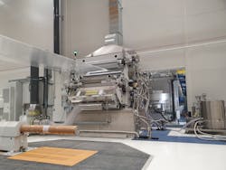 Brueckner has added in-line coating technology to its biaxially oriented film stretching lines. Brueckner has added in-line coating technology to its biaxially oriented film stretching lines.