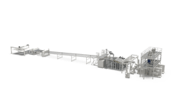 A complete extrusion line with high-speed extruders and Multitouch XXL for producing high-impact PS boards. A complete extrusion line with high-speed extruders and Multitouch XXL for producing high-impact PS boards.