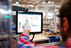 Workers can access different stats for the job that is running, such as machine utilization, real-time returns information, scrap rates, unscheduled downtime and more. Workers can access different stats for the job that is running, such as machine utilization, real-time returns information, scrap rates, unscheduled downtime and more.