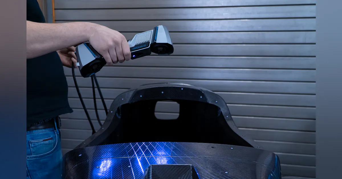 Hand Held Scanner Using Hand-held scanner is precise, easy to use | Plastics Machinery ...