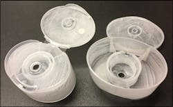 Add foaming agents, such as those in this cap tops, can make resin stretch a bit further for plastic parts makers looking to cut costs. Add foaming agents, such as those in this cap tops, can make resin stretch a bit further for plastic parts makers looking to cut costs.