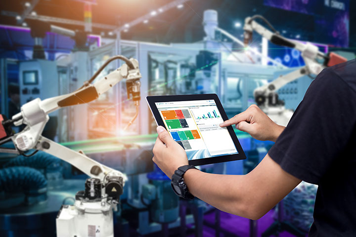 An enterprise resource planning (ERP) platform is a key part of implementing smart factory technology.