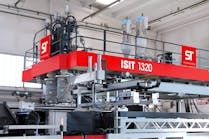 The ISIT 1320 Dual Head extrusion blow molding machine The ISIT 1320 Dual Head extrusion blow molding machine