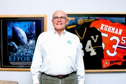 Jeff Kuhman played professional football for two years. Jeff Kuhman played professional football for two years.