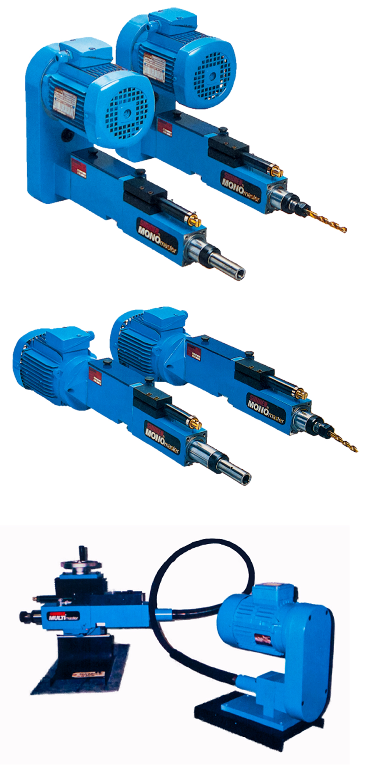 Suhner machining units have dust guards to protect electrical and mechanical components.