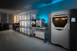 Jabil provides 3-D printing services for R&D; prototyping; production of jigs, fixtures and tooling; bridge production; serial production; and parts repair. Jabil provides 3-D printing services for R&D; prototyping; production of jigs, fixtures and tooling; bridge production; serial production; and parts repair.