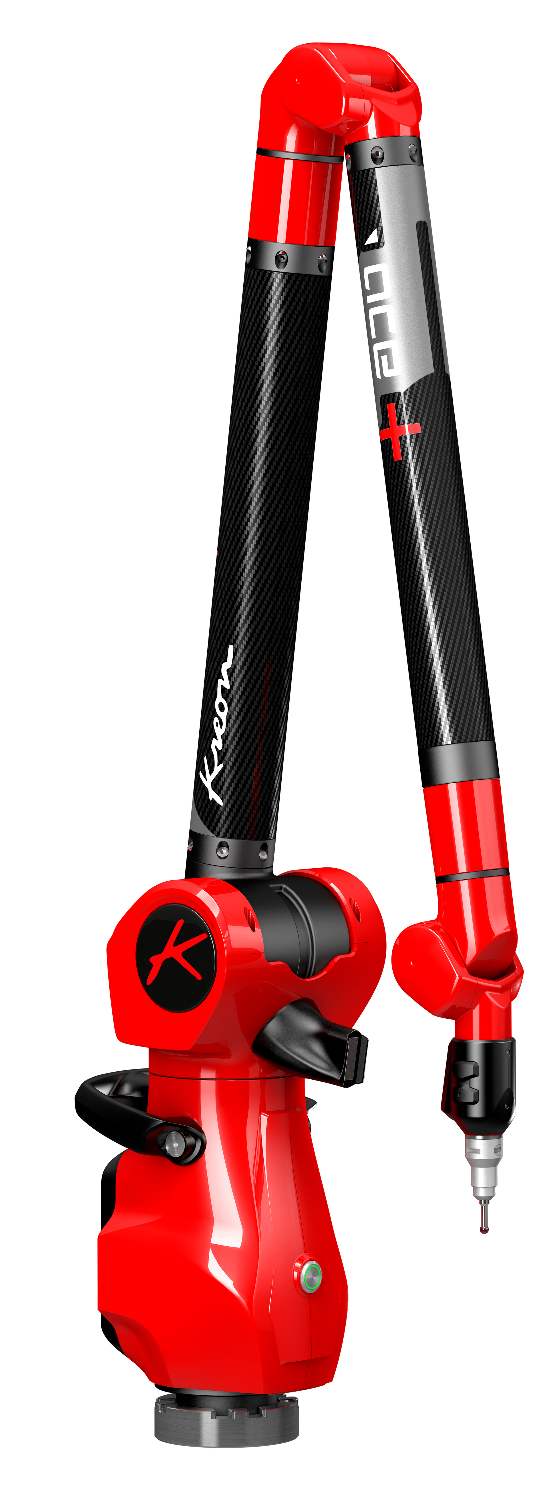 Kreon Technologies' Ace+ six-axis portable measuring arm offers improved ergonomics and greater accuracy than Kreon's earlier model.