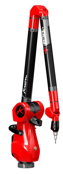 Kreon Technologies' Ace+ six-axis portable measuring arm offers improved ergonomics and greater accuracy than Kreon's earlier model. Kreon Technologies' Ace+ six-axis portable measuring arm offers improved ergonomics and greater accuracy than Kreon's earlier model.