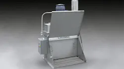 Munson's bag dump module has a dust hood with a hinged door combined with other measures to reduce dust.