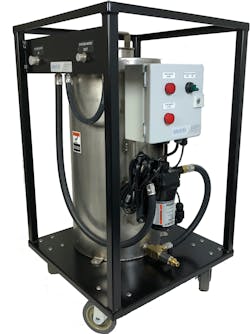 Plastixs' X-Pure provides a supply of high-pressure distilled water to high-temperature water-circulation units to prevent scale buildup. Plastixs' X-Pure provides a supply of high-pressure distilled water to high-temperature water-circulation units to prevent scale buildup.