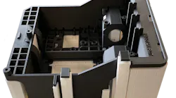 Rize executives say that parts made through 3-D printing can display geometries that are not possible to produce through traditional methods, such as injection molding. This part was made on the company's new 7XC printer.