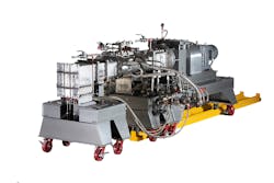 Readco Kurimoto’s Continuous Hybrid Reactor can protect oxygen-sensitive materials it uses to compound resin pellets and powders. Readco Kurimoto’s Continuous Hybrid Reactor can protect oxygen-sensitive materials it uses to compound resin pellets and powders.