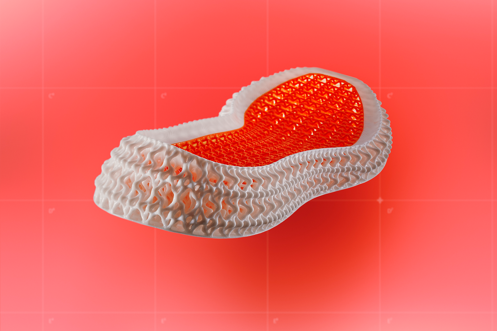 Carbon and Adidas collaborated on this 3-D printed midsole for the 4DFWD.