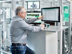 In a recent demonstration, Arburg showed how operators could use its Arburg Turnkey Control Module (ATCM) to specify the markings on a cup made on one of its presses.