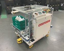 The CRE-654 automated guided vehicle The CRE-654 automated guided vehicle