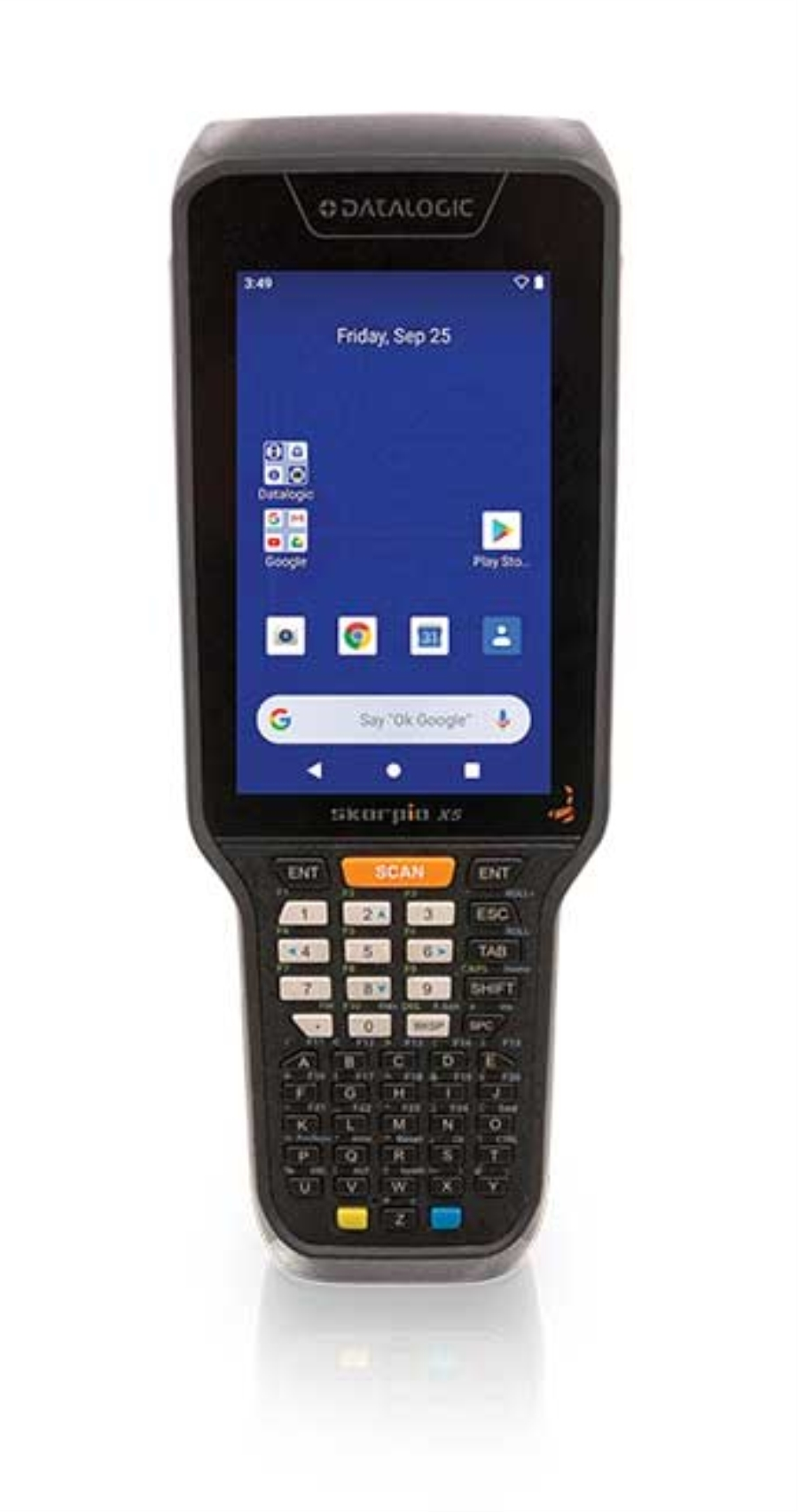 Datalogic's Skorpio X5 mobile computers offer multiple scanning options.