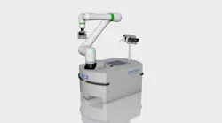 Desmasa's MCR mobile collaborative robots are easily moved from location to location and feature the Fanuc CRX-10iA and CRX-10iA/L cobot arms.