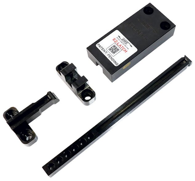 DME's external latchlock system controls mold plate movements