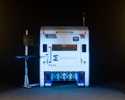 Essentium's HSE 280i HT 3-D printer boasts print speeds of more than 1.6 feet per second, which Essentium says is five to 15 times the speed of competitors’ printers. Essentium's HSE 280i HT 3-D printer boasts print speeds of more than 1.6 feet per second, which Essentium says is five to 15 times the speed of competitors’ printers.