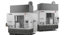The Haas UMC-1250 brings five-axis functionality to bear on larger workpieces.