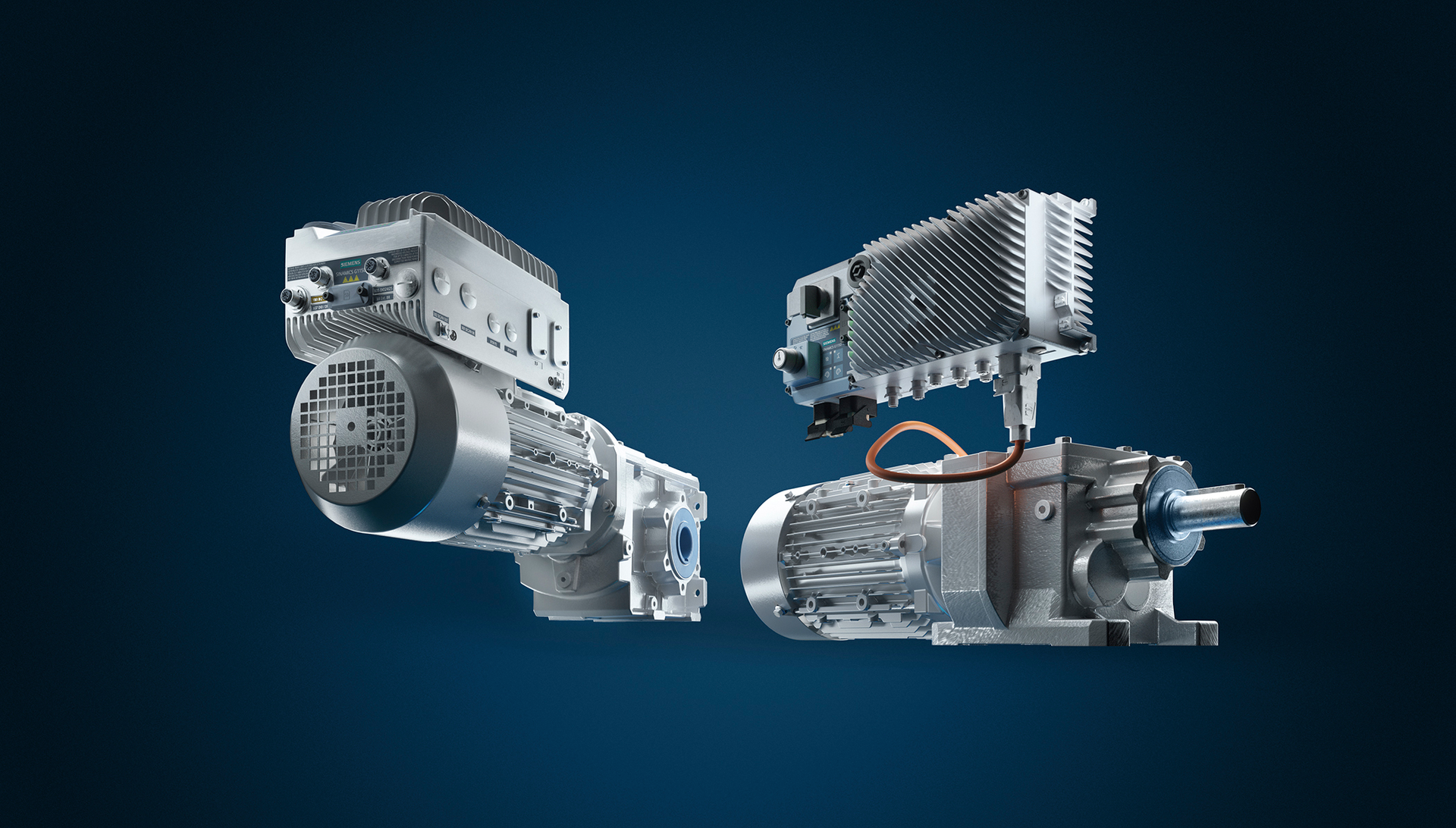 The Sinamics G115 drive system provides a motor, low-profile drive and gearbox in a single unit, and is available in either a motor-mound or wall-mount configuration.