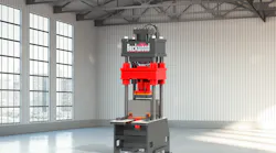 Beckwood Press Co. was awarded a contract to build two custom hydraulic presses for a contract manufacturer of medical device components, including a 110-ton, four-post compression molding machine for R&D.