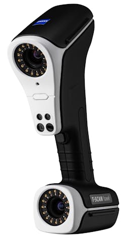 The T-Scan hawk is Zeiss’ first standalone, handheld 3-D scanner. The T-Scan hawk is Zeiss’ first standalone, handheld 3-D scanner.