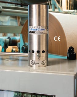 Exair's electrical cabinet coolers can be customized for challenging conditions. Exair's electrical cabinet coolers can be customized for challenging conditions.