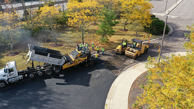 The equivalent of 71,000 plastic retail bags went into the paving material of a parking lot at LyondellBasell's Cincinnati Technology Center in Ohio, the first installation of the New End Market Opportunities (NEMO) for Film Asphalt Project.