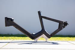 Hollow, injection molded thermoplastic-composite bike frames have several advantages: They&apos;re lightweight, easy to manufacture quickly and recyclable.