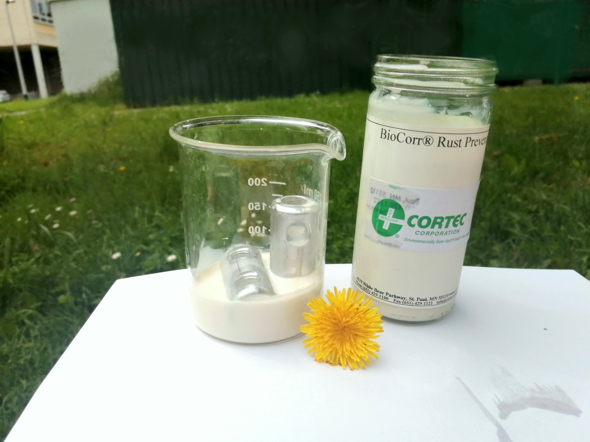 BioCorr HP is water-based and is made from renewable, biodegradable raw materials.