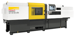 The new Roboshot Alpha-SiB series, available from a partnership involving Milacron and Fanuc, comes in a range of clamping forces, from 55 to 240 tons. The new Roboshot Alpha-SiB series, available from a partnership involving Milacron and Fanuc, comes in a range of clamping forces, from 55 to 240 tons.
