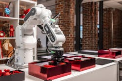 ABB's GoFa and Swifti cobots are designed for easy installation and operation straight out of the box with no specialized training. ABB's GoFa and Swifti cobots are designed for easy installation and operation straight out of the box with no specialized training.
