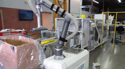 Muller is offering what it calls the industry’s first self-contained collaborative robot case packer for lids and containers.
