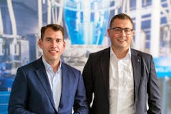 Marcel Perrevort, left, and Andreas Neuss will be the joint managing directors of the merged business unit Reifenhäuser Blown Film. Marcel Perrevort, left, and Andreas Neuss will be the joint managing directors of the merged business unit Reifenhäuser Blown Film.