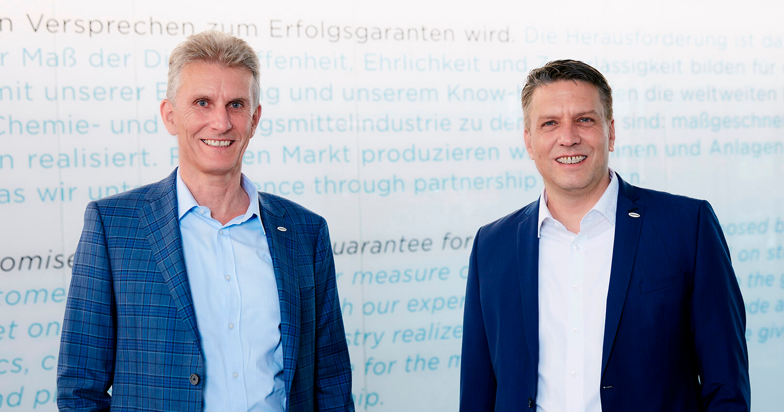 Ulrich Bartel, left, has been named the new president of Coperion, and Markus Parzer has ascended to president of Coperion&rsquo;s polymer division.