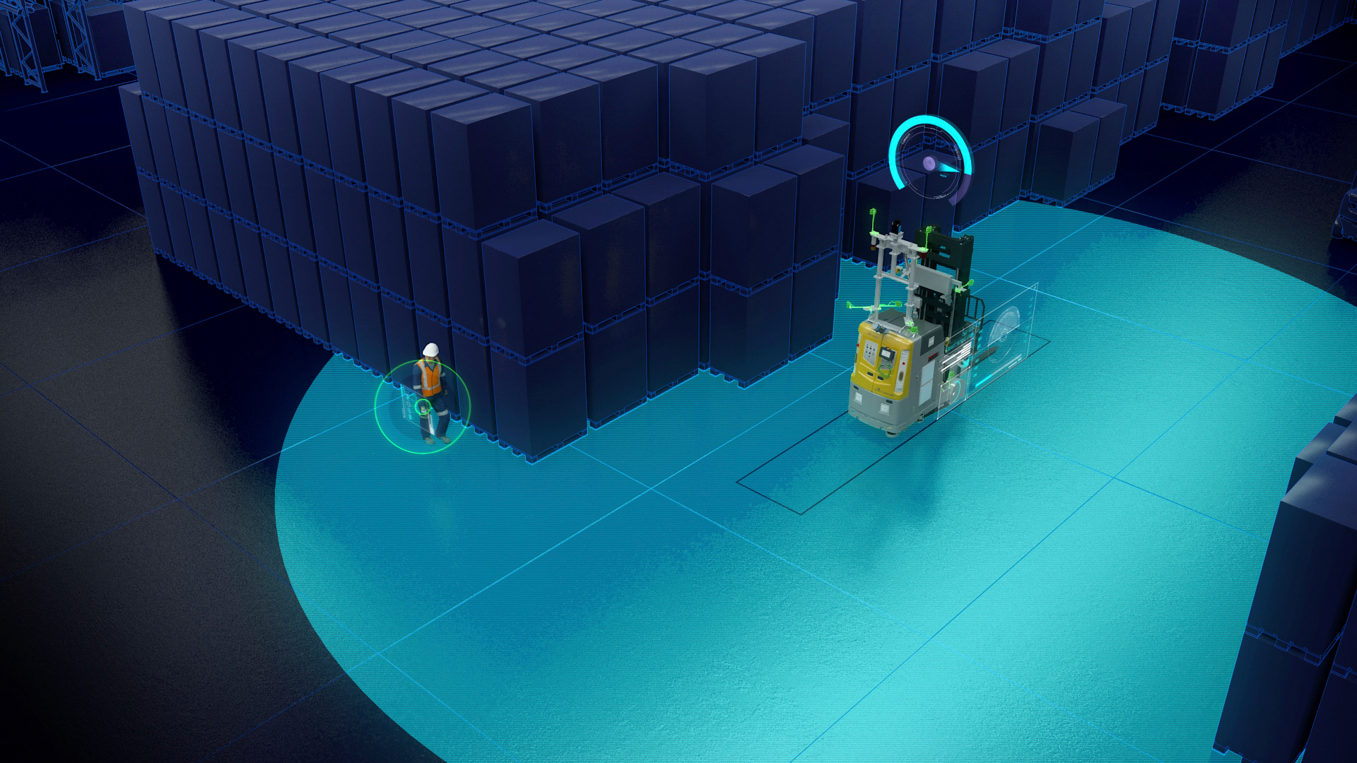 Elettric80's SmartDect system uses ultra-wideband technology to enhance collision prevention for its AGVs and LGVs and protect workers.