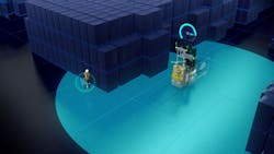 Elettric80's SmartDect system uses ultra-wideband technology to enhance collision prevention for its AGVs and LGVs and protect workers. Elettric80's SmartDect system uses ultra-wideband technology to enhance collision prevention for its AGVs and LGVs and protect workers.