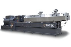 Entek's new HT72 co-rotating twin-screw extruder Entek's new HT72 co-rotating twin-screw extruder