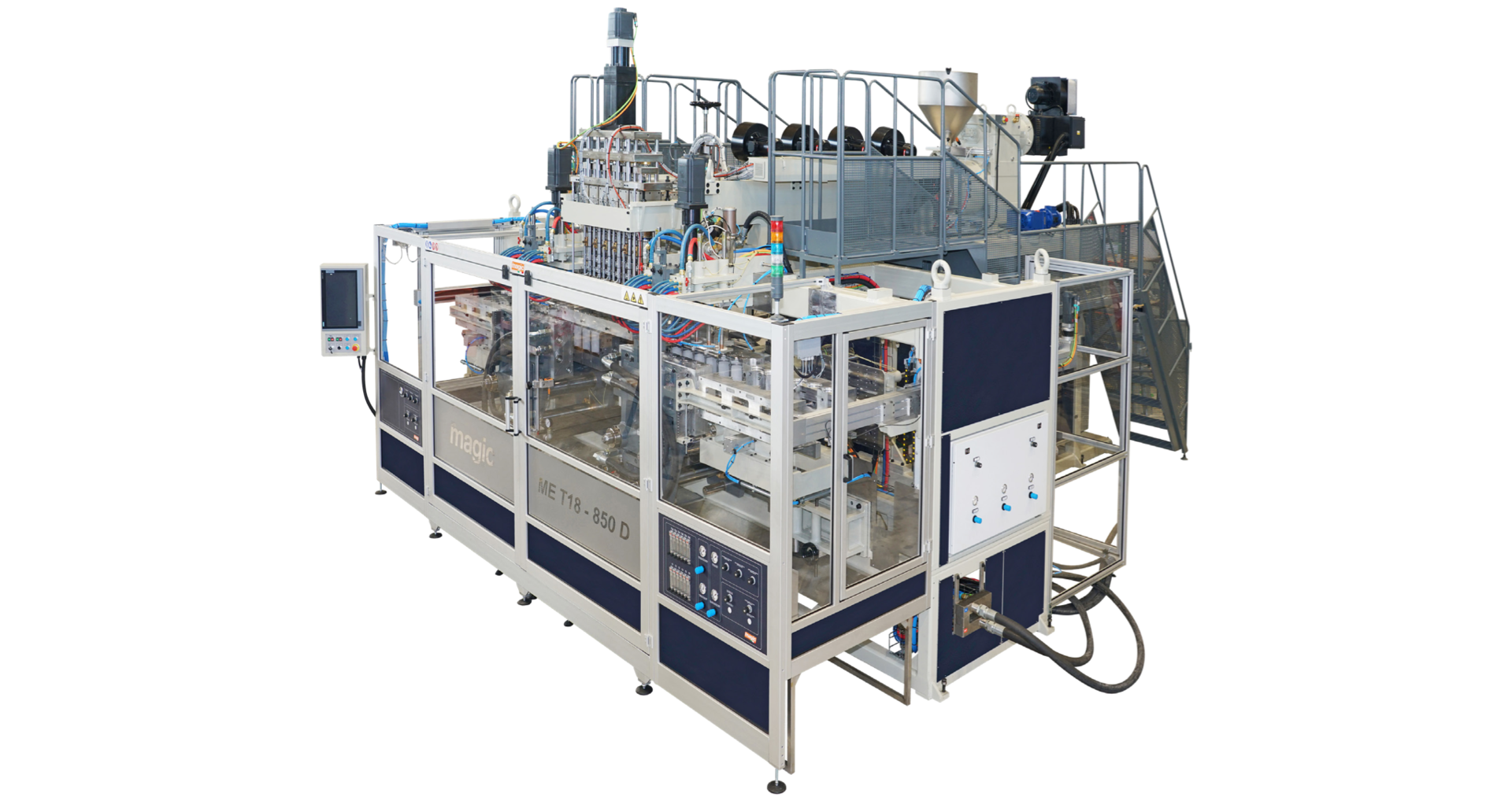 The all-electric Model ME T18-D is designed for use in clean rooms.